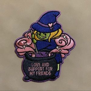 Witch brew iron on patch